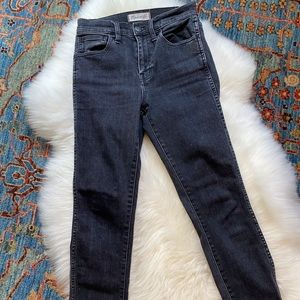 Madewell Black Skinny Skinny Highrisers